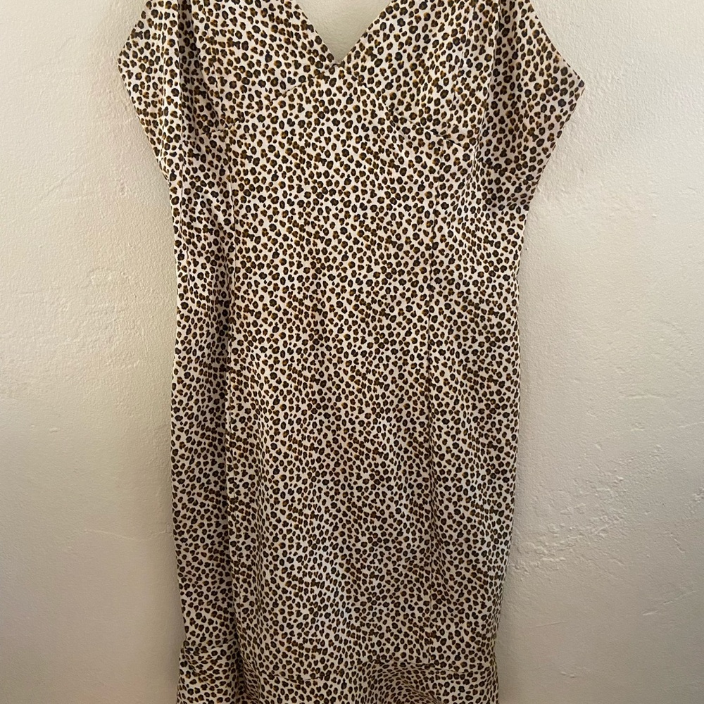 Leopard Print Mini Bodycon Dress